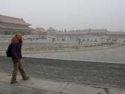 inside the first courtyard of forbidden city
