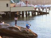 fishing by manly yacht club