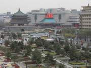 view from xi\'an drum tower