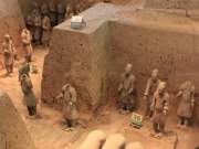 terracotta warrior and horse statues