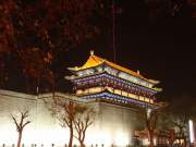 the south gate xi\'an at night